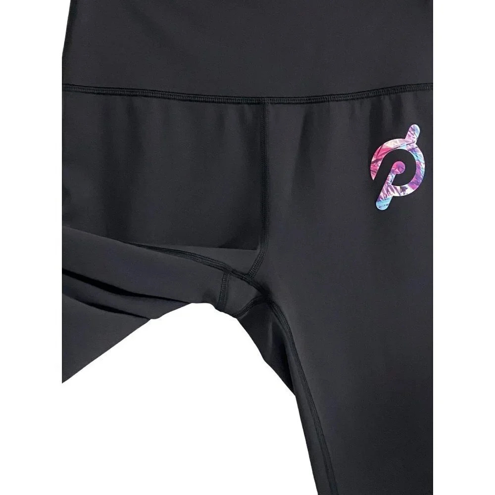 Peloton Move Scalloped Hem High Rise Leggings Black-sz Small - Picture 10 of 12